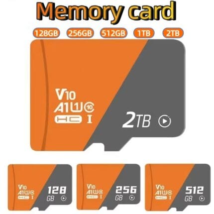 2TB Micro SD Card – Ultra Fast Class 10 TF Memory Card for Phone, Camera & PC Etc. (128GB–2TB Available)