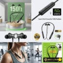 Oraimo Buds Wireless 3 Neo: 150-Hour Playtime Heavy Bass Neckband - Image 2