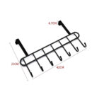 Over The Door Organizer – Steel Hook Hanger Rack for Clothes, Coats & Bags